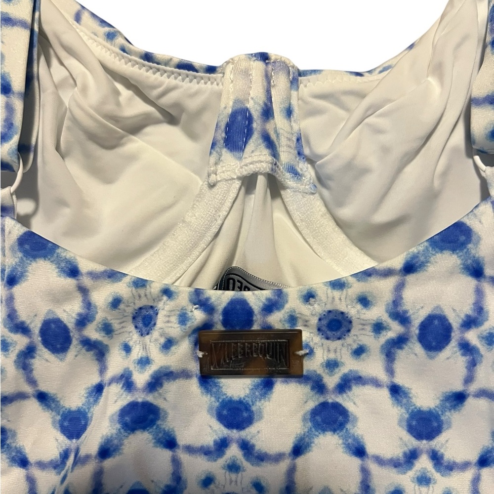 Vilebrequin Women’s Blue Ikat‎ Medusa One Piece Swimsuit - Picture 6 of 10